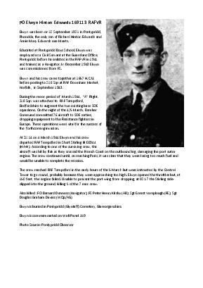 A preview of a PDF biography for Edwards, Elwyn Hinton